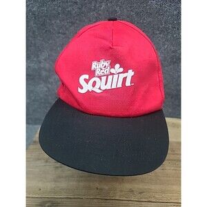 VERY RARE Vintage Ruby Red Squirt Snapback Hat Sportsmon Sri Lanka